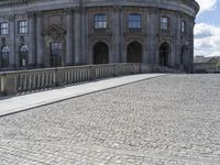 Historic Berlin: Road with Facades and Windows