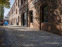 Historic Brick Alleyway in Berlin, Germany