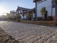 Historic China Residential Area with Cobblestone Roads 002