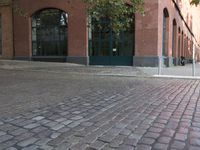 Historic Cobblestone Road in Europe