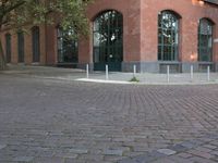 Historic Cobblestone Road in Europe