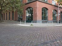 Historic Cobblestone Road in Europe