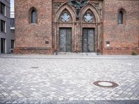 Historic Stone Walls and Cobblestone Streets in Berlin
