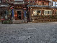 Historic Town Lijang, China: Cobblestone Roads 006