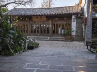 Historical Architecture: Chinese Temple in Lijiang, Yunnan, China