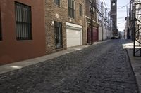 Hoboken, New Jersey Cobblestone Alleyway 001