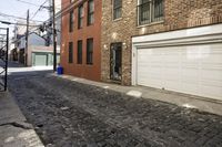 Hoboken, New Jersey Cobblestone Alleyway 002