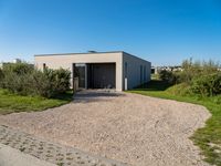 Holland Architecture: Clear Sky and Green Landscape