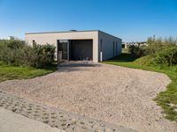 Holland Architecture: Clear Sky and Green Landscape