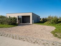 Holland Architecture: Clear Sky and Green Landscape