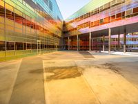 City Building in Holland: Clear Sky View