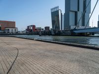 Cityscape in Holland with Modern Architecture and Clear Sky