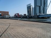 Cityscape in Holland with Modern Architecture and Clear Sky