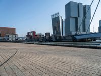 Cityscape in Holland with Modern Architecture and Clear Sky