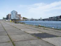 Holland Cityscape with Modern Architecture and Water View 002