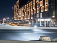 Holland Cityscape at Night: A Vibrant Display of Artificial Light