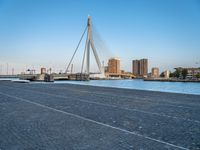 Cityscape of Holland at Sunrise, Clear Sky