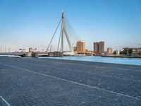 Cityscape of Holland at Sunrise, Clear Sky