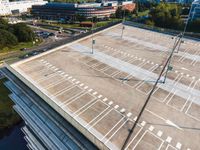 Aerial View of a Stadium in Holland, Europe