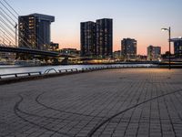 Holland High Rise on Cobblestone Streets