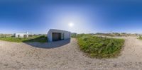 360 - view image of the front door to an individual's building in the sand