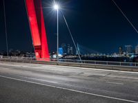 Night City Lights in Holland: A Bridge Illuminated