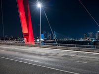 Night City Lights in Holland: A Bridge Illuminated