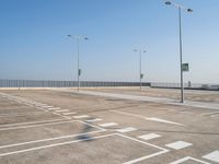 Parking Lot in Holland: Enjoying a Clear Sky