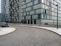 Residential Buildings in Holland: Lined on Asphalt Roads