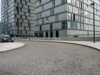 Residential Buildings in Holland: Lined on Asphalt Roads