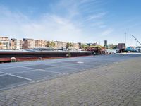 Urban Cityscape of Holland under a Clear Sky