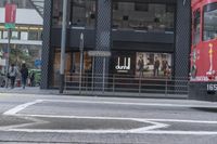 Hong Kong City Streets with Modern Architecture