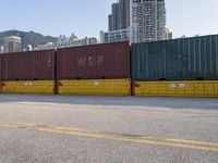 Hong Kong Cityscape: Vibrant Asia Under a Clear Sky