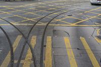 Hong Kong High Angle View Straight Road