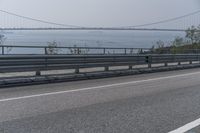 Highway in Hong Kong: Clear Sky with Ocean View