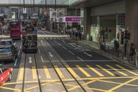 Urban Road in Hong Kong: Lined with Yellow Lines