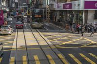 Urban Road in Hong Kong: Lined with Yellow Lines