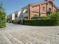 this is an image of a house for sale on a block road in stockholm, sweden