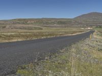 Iceland: Clear Sky Over a Mountain Landscape