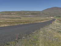 Iceland: Clear Sky Over a Mountain Landscape