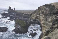 Iceland's Coastal Landscape: A Majestic View of the Ocean