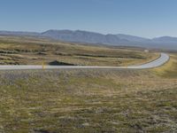 Endless Road in Iceland: Clear Sky Ahead