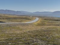 Endless Road in Iceland: Clear Sky Ahead