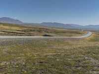 Endless Road in Iceland: Clear Sky Ahead