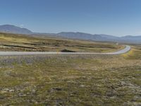 Endless Road in Iceland: Clear Sky Ahead