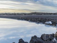 Iceland Highlands: Contrails and Atmospheric Views