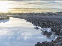 Iceland Highlands: Mountain Lake in the Daylight