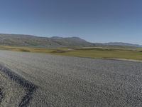 Iceland Landscape Road through Grass Field