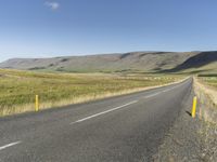 Iceland's Mountain Landscape: Road on a Slope