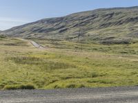 Iceland Mountain Road: Clear Skies and Breathtaking Views